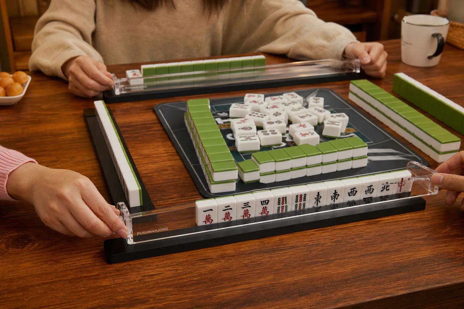 Mahjong Rack & Pusher Set